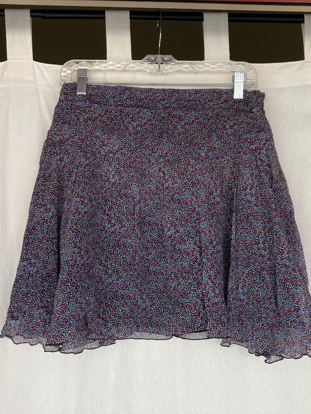 Express Silk Floral Skirt Size 4